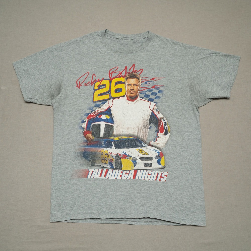 2000s Y2k Ricky Bobby Taladega Nights Promo T Shirt Adult M/L
